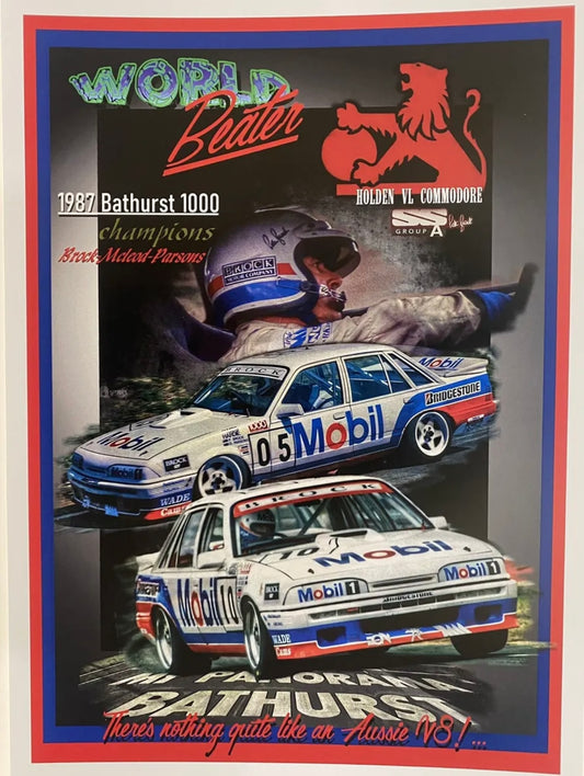 1987 Bathurst 1000 World Beater Print