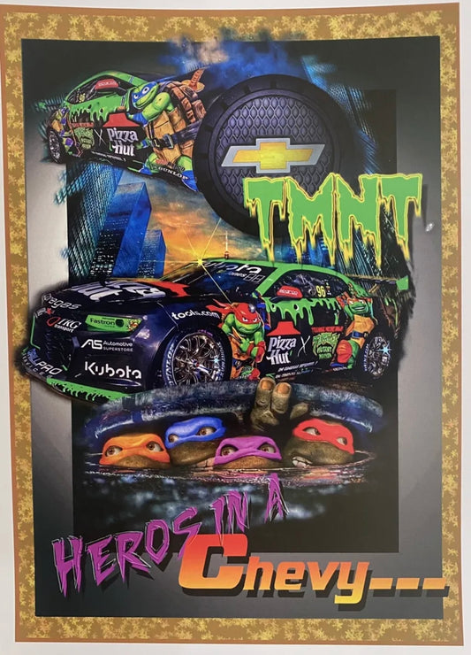 TMNT Hero’s In A Chevy Print