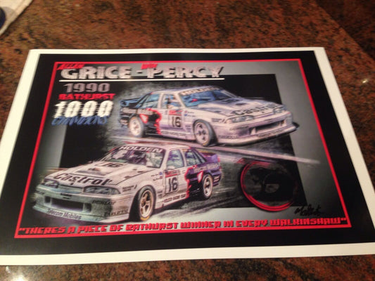 1990 Bathurst Winner Champions Gricey Print