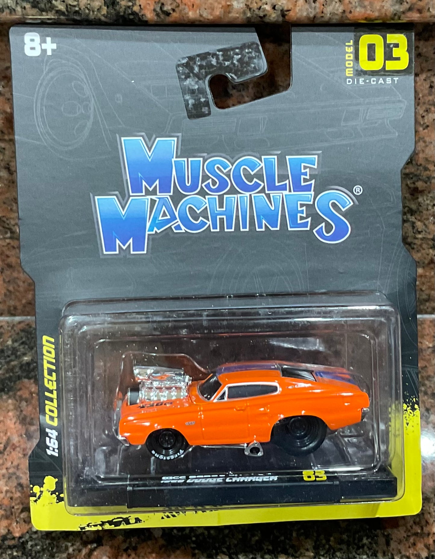 1/64 2021 Series 1 Muscle Machines * 1966 Dodge Charger Blown