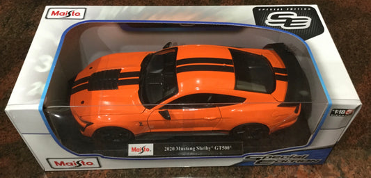 1/18 Maisto 2020 Mustang Shelby GT500 in Orange