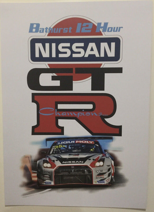 Bathurst 12 Hour Nissan GTR Champions Print