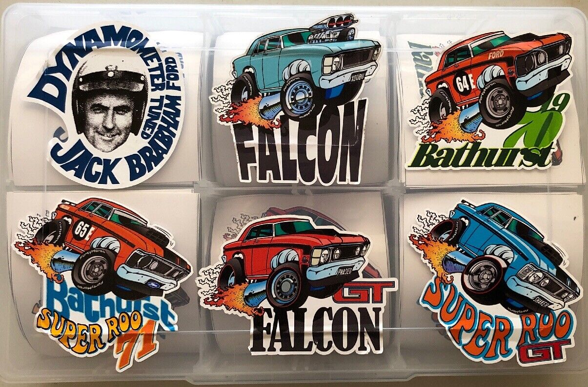 Vinyl Stickers - XY-XW Falcon Gt Bathurst Stickers You Get All Six Stickers