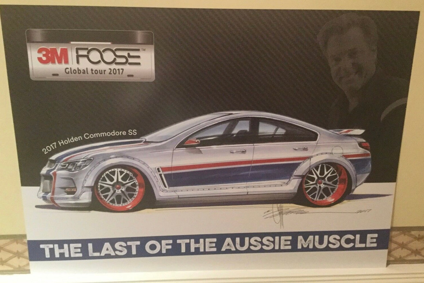 2017 Holden Commodore SS Chip Foose The Last Of The Aussie Muscle poster