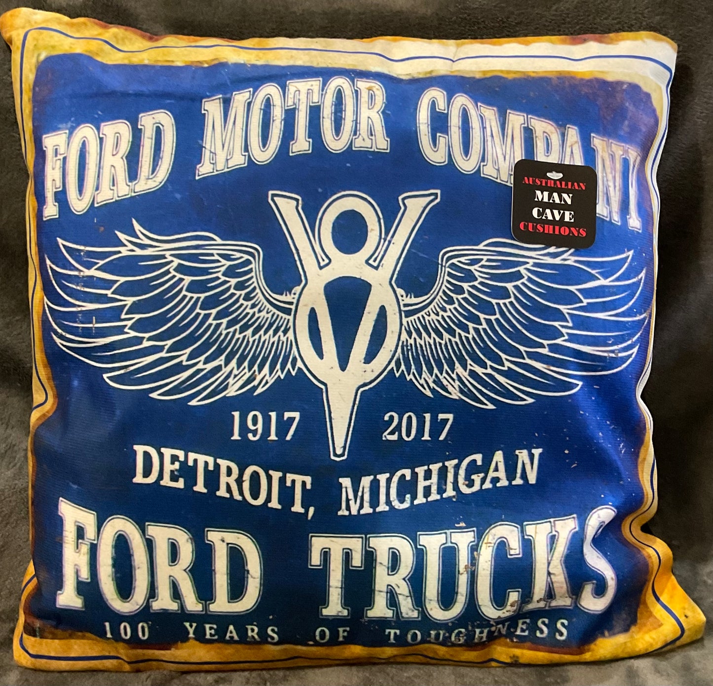 Ford Trucks Australian Man Cave CUSHION Mancave Shed