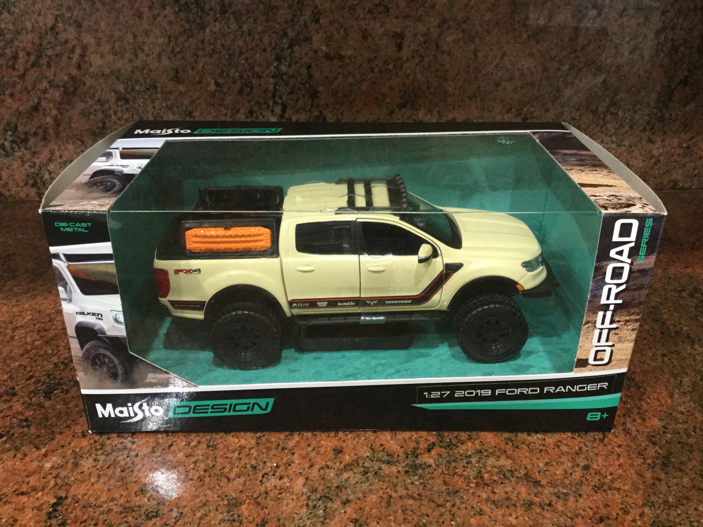 Maisto 1:24 Scale Design Off Road 2019 Ford Ranger Diecast Model Car