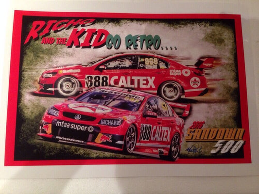 Craig Lowndes 2016 SANDOWN 500 CALTEX Go Retro Print