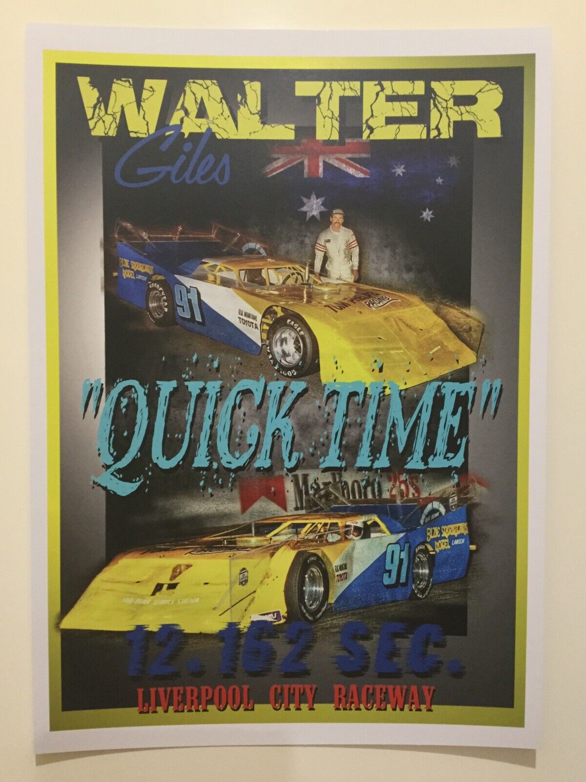 Walter Giles Quick Time Liverpool City Raceway Print