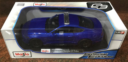 1/18 Maisto 2015 Ford Mustang GT Modified Unmarked Police Car