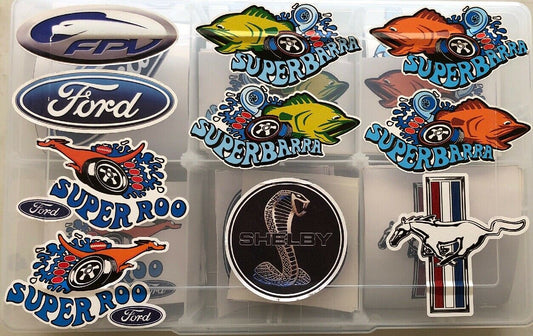 Vinyl Stickers - Super Roo Super Barra Stickers You Get All Ten Stickers