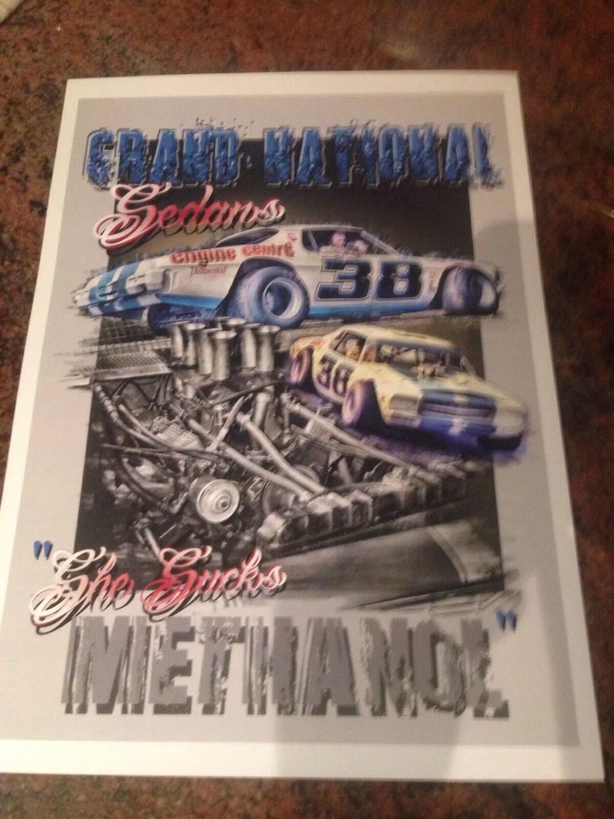 GRAND NATIONAL SEDANS HQ 2 DOOR She Sucks Methanol Print