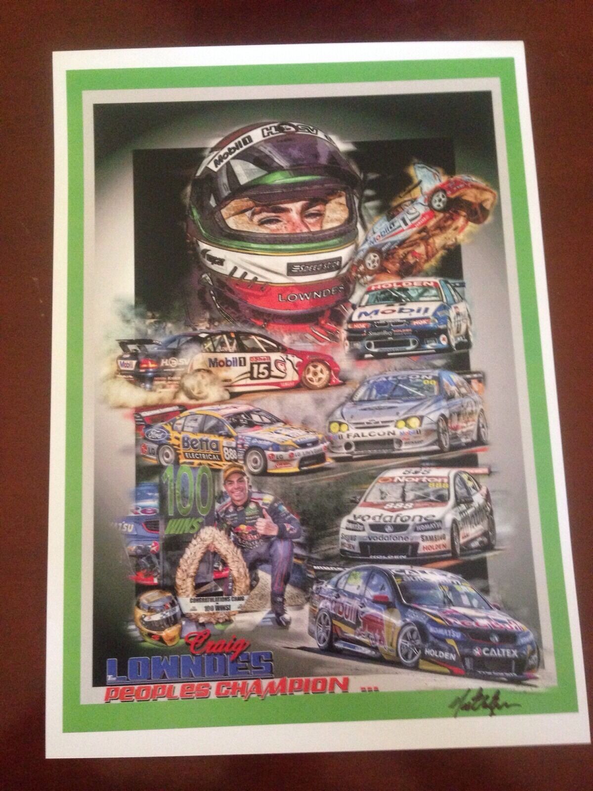 Craig Lowndes The Peoples Champion Print