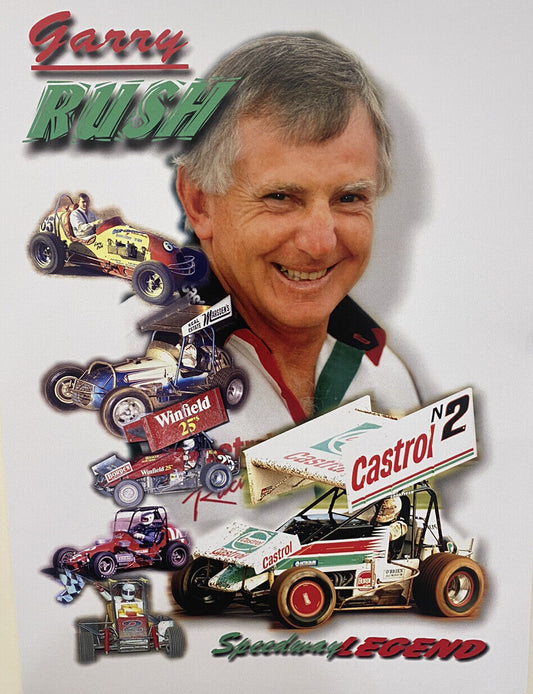 Gary Rush Speedway Legend Print