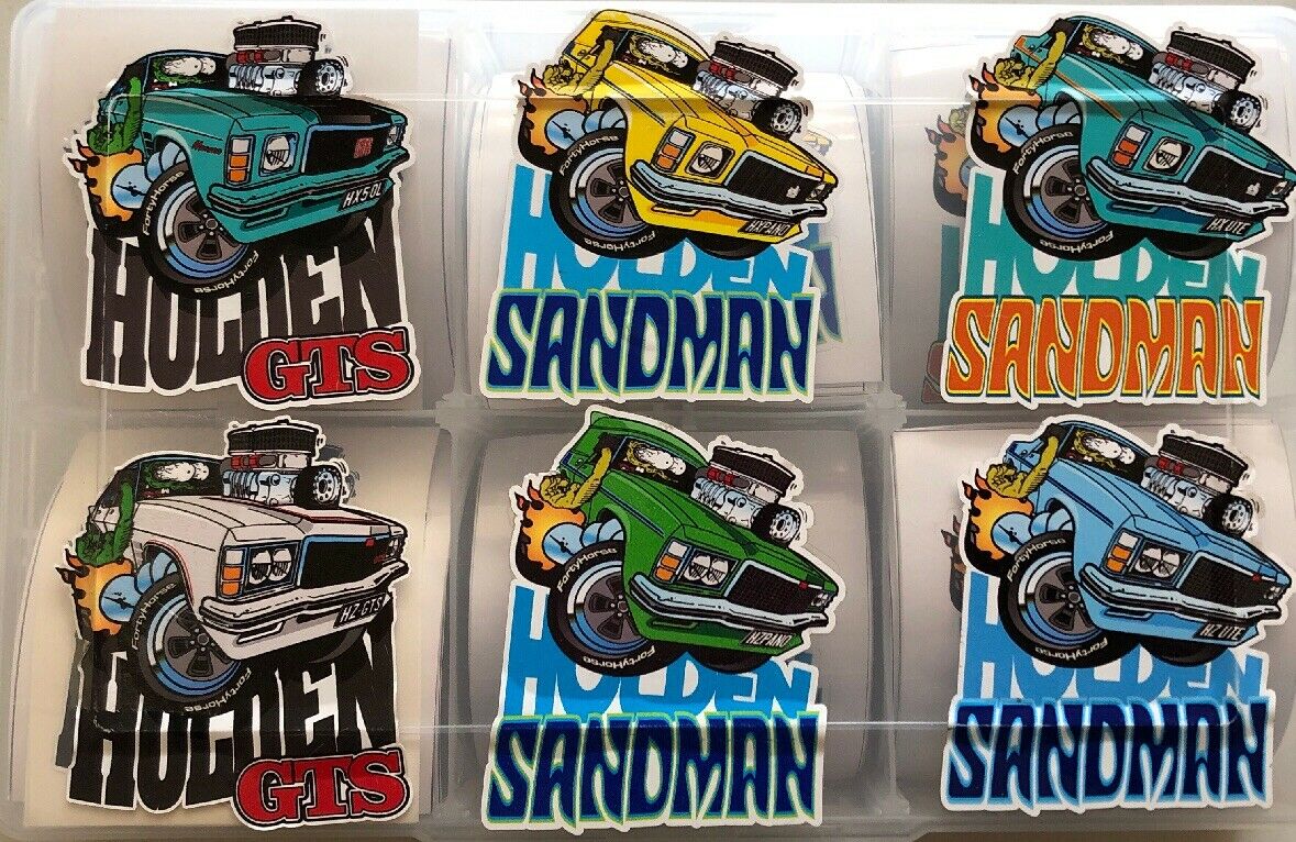 Vinyl Stickers - HX-HZ GTS Sandman You Get All Six Stickers