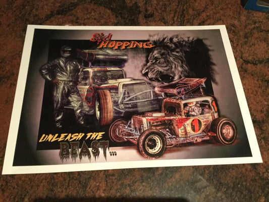 Sid Hopping Unleash The Beast Print