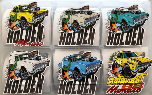 Vinyl Stickers - Hk Monaro / Ute /van/station Wagon You Get All Six Stickers