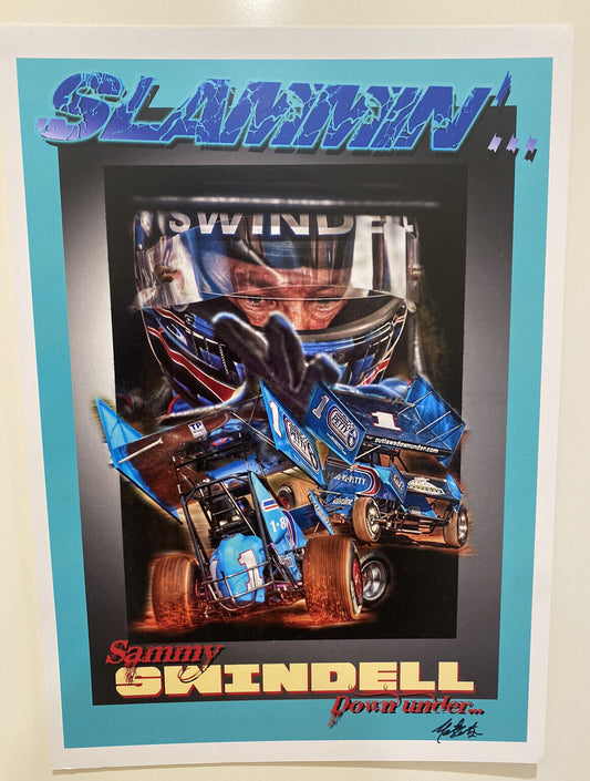 Sammy Swindell Down Under Slammin Print