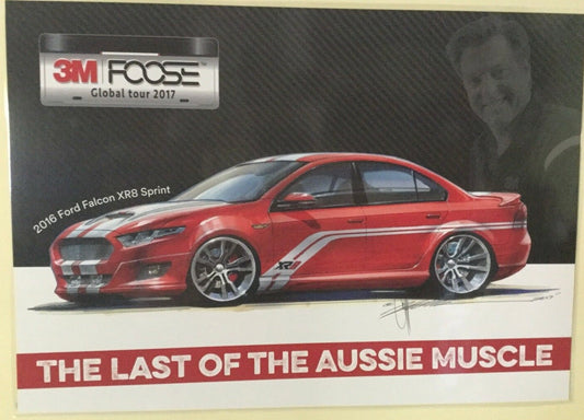 2016 Ford Falcon XR8 S Sprint Chip Foose The Last Of The Aussie Muscle Laminated poster