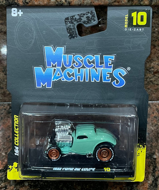 1/64 1933 Ford 3W Coupe - Muscle Machines Series 2