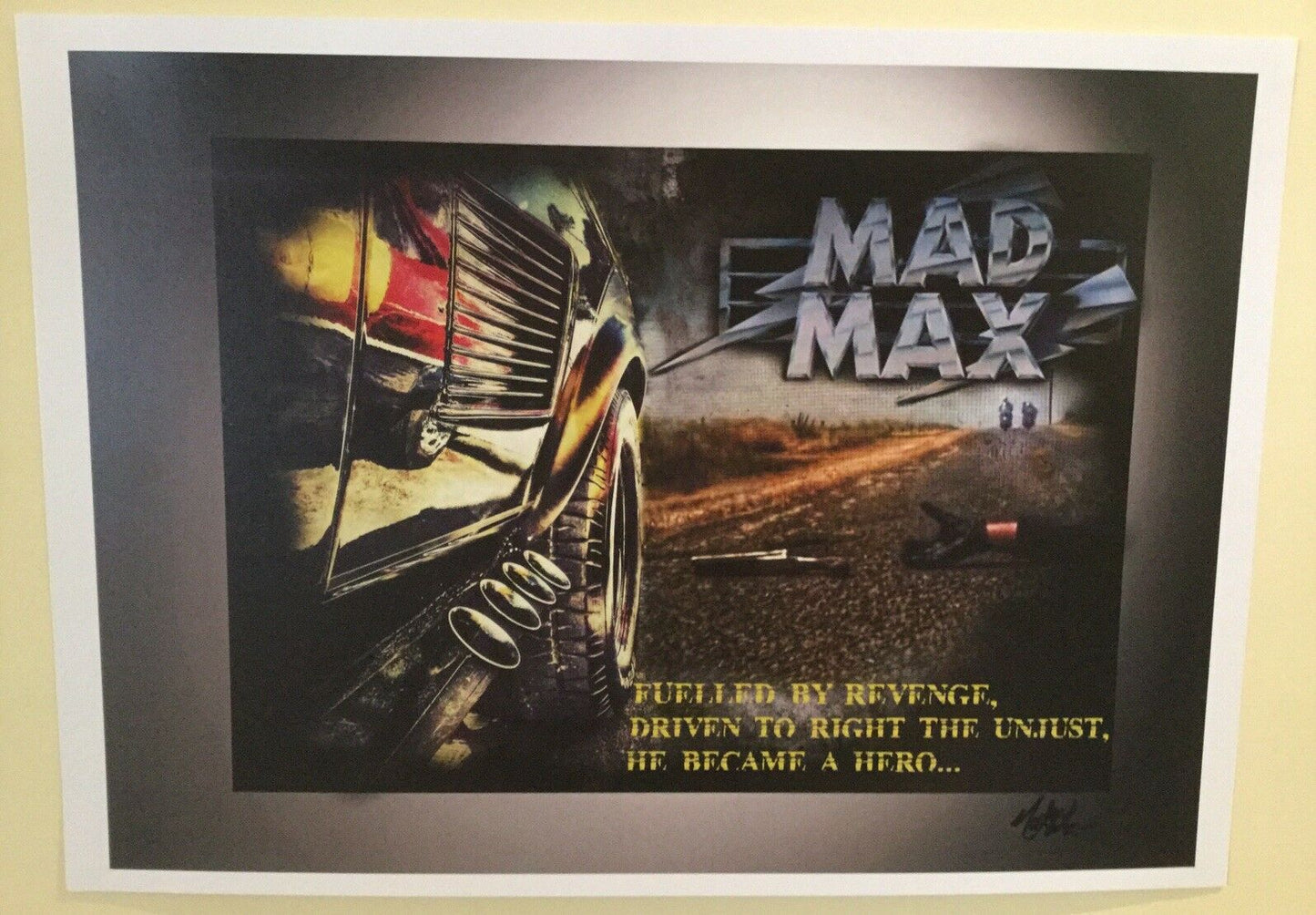 MAD Max He Became A Hero Print