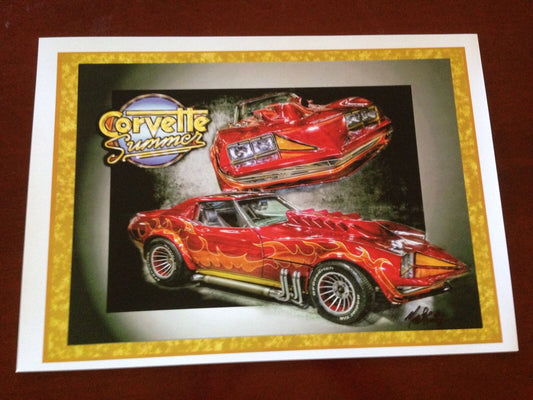 Corvette Summer Signed Print