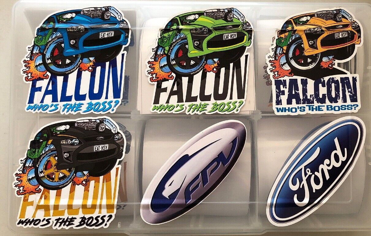 Vinyl Stickers - Ford-FPV Falcon Stickers You Get All Six Stickers