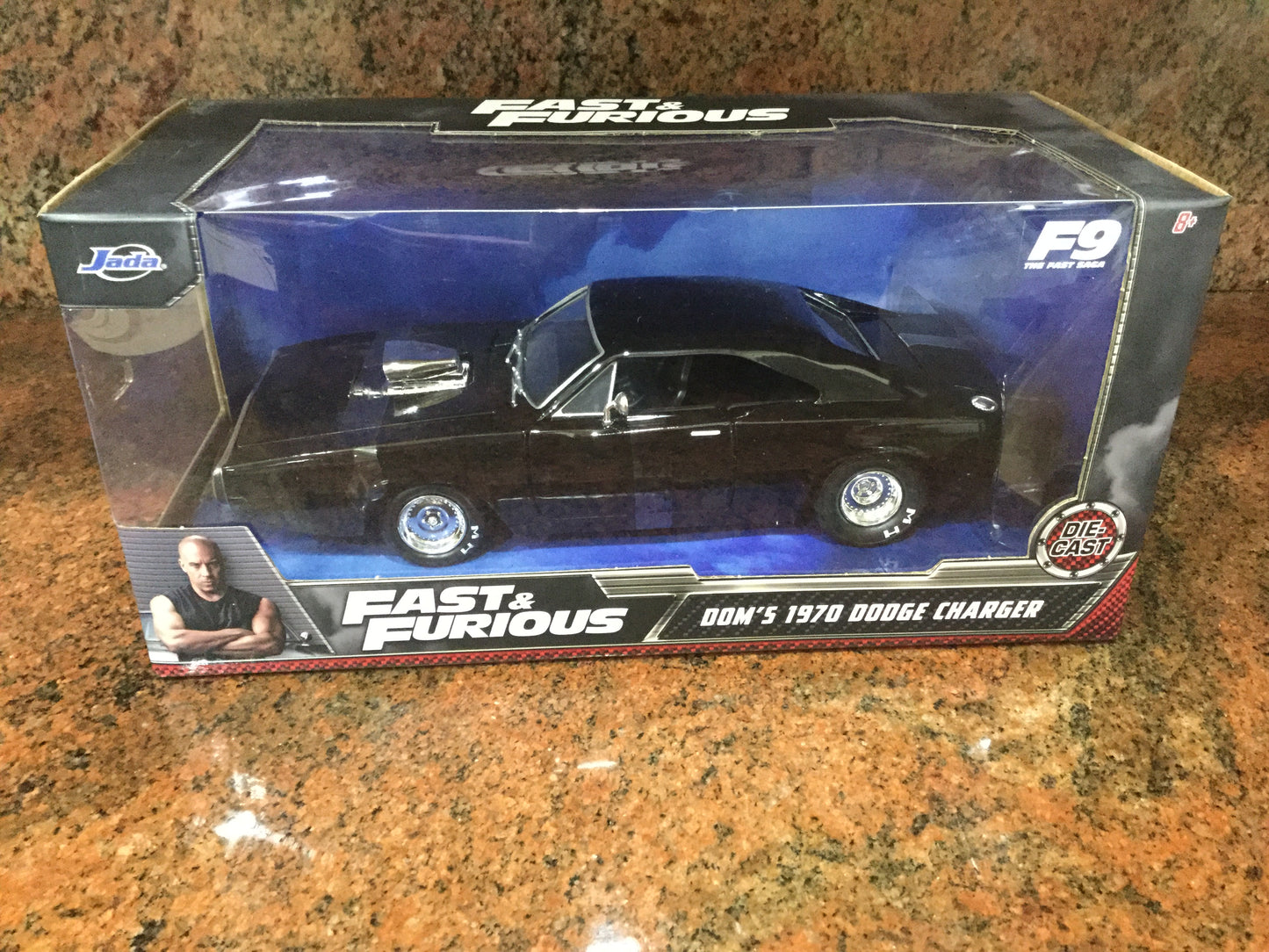 FAST & FURIOUS - Dom's 1970 DODGE Charger F9 1/24 SCALE DIECAST Jada