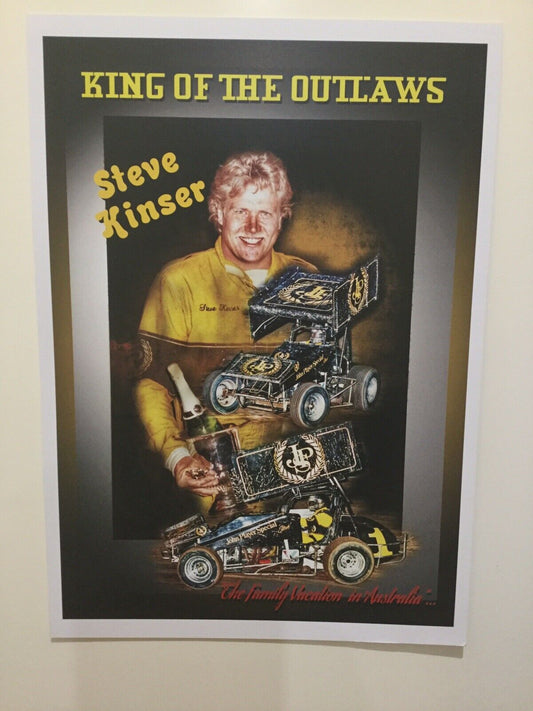 King Of The Outlaws Steve Kinser JPS Print