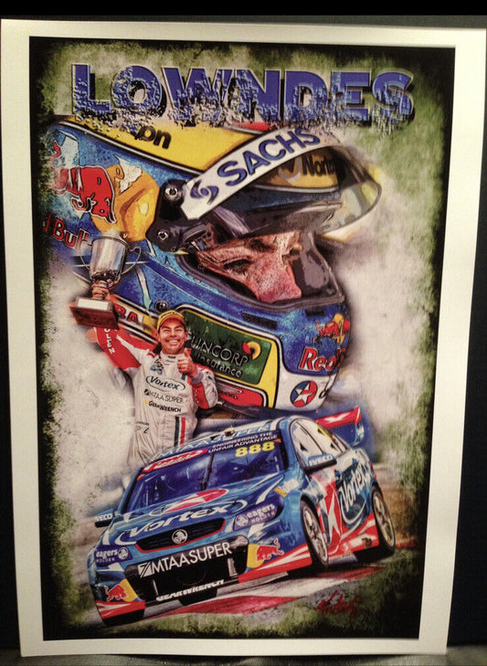 Craig Lowndes Print