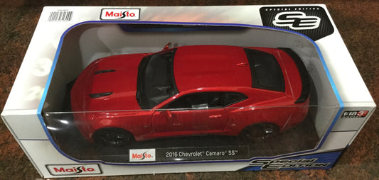 1/18 Maisto 2016 Chevrolet Camaro SS in Red