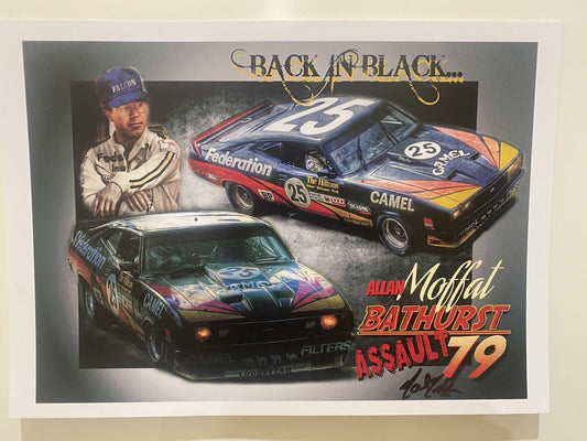 Allan Moffat Back In Black Bathurst Assault 79 Print