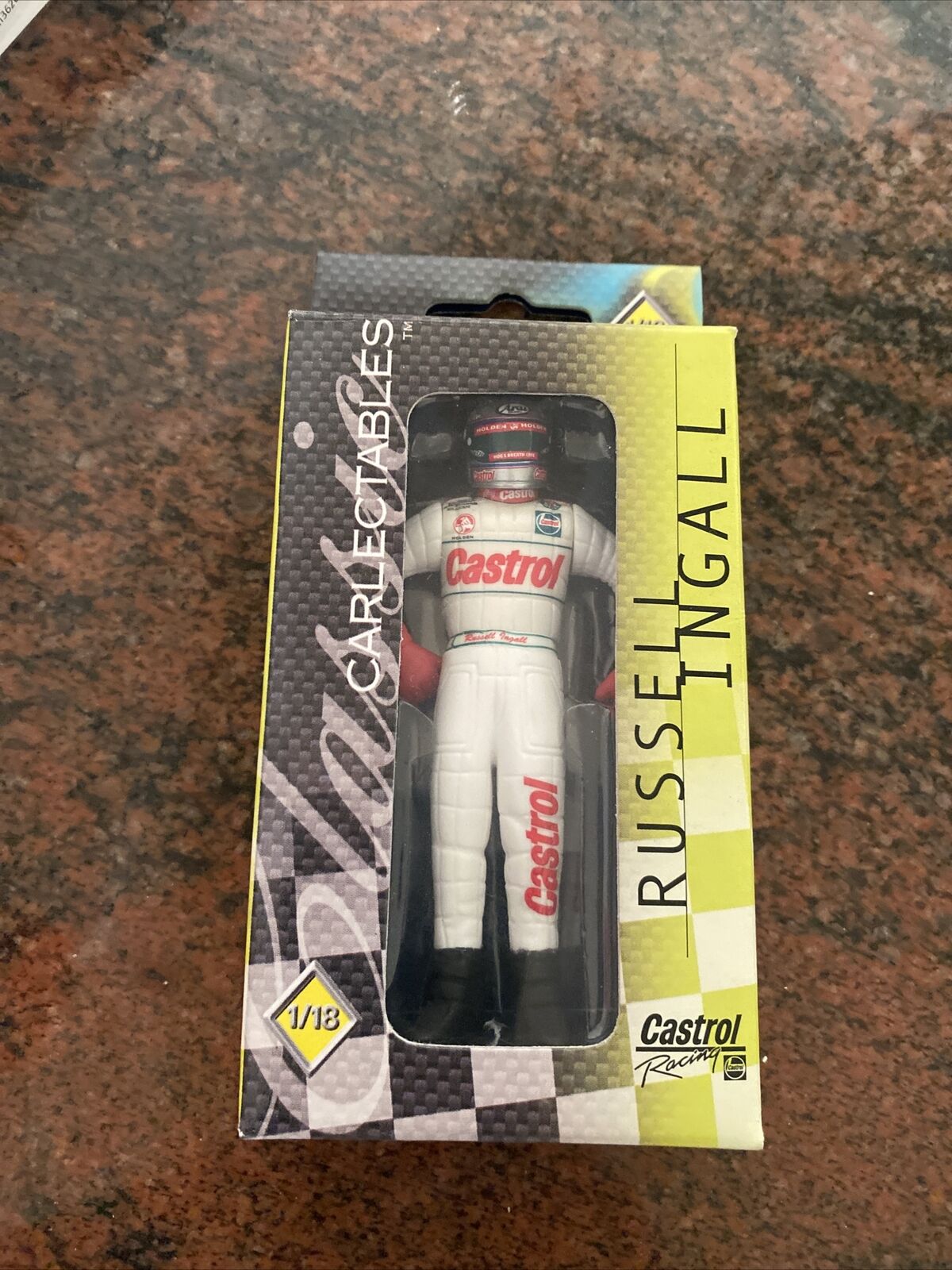 RARE Russell Ingall Figure Figurine 1:18 Castrol Holden Bathurst Supercars Ford