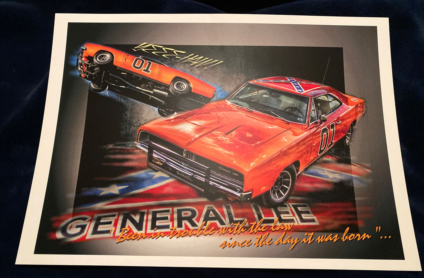 Dukes Of Hazard General Lee Print