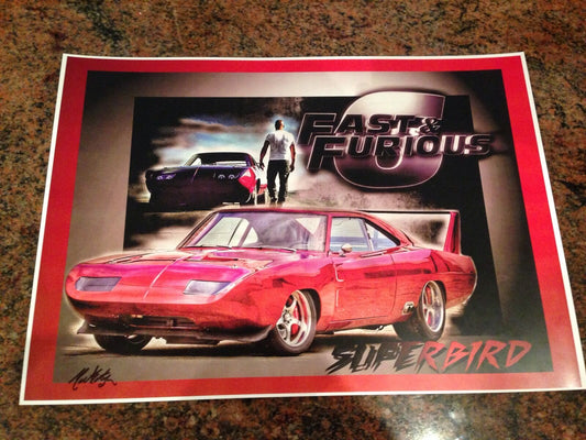 Fast & Furious 6 Superbird Print