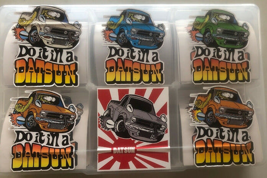 Vinyl Stickers - Datsun 1200 Ute’s You Get All Six Stickers