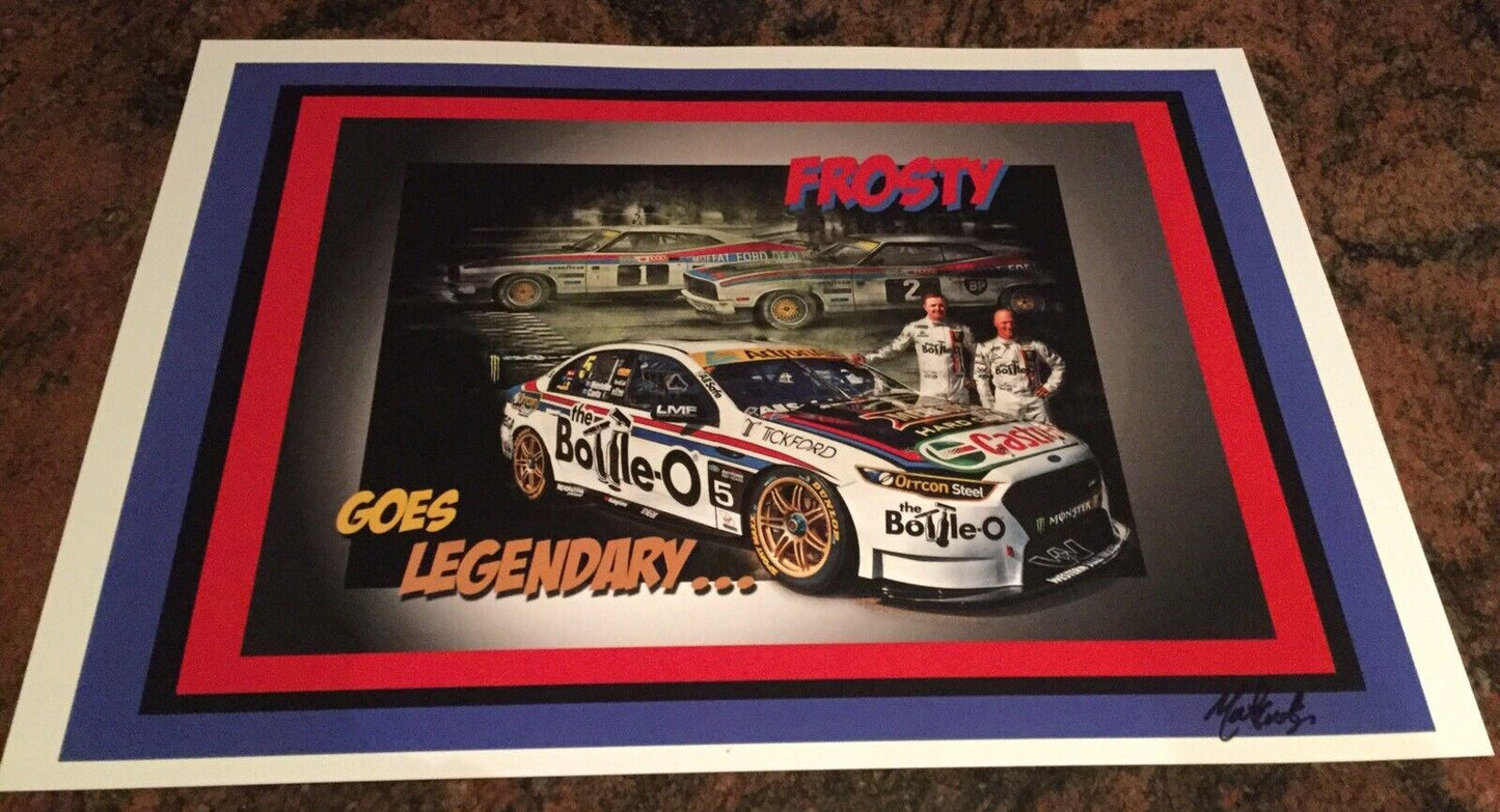 FROSTY Goes Legendary Mark Winterbottom Retro Print