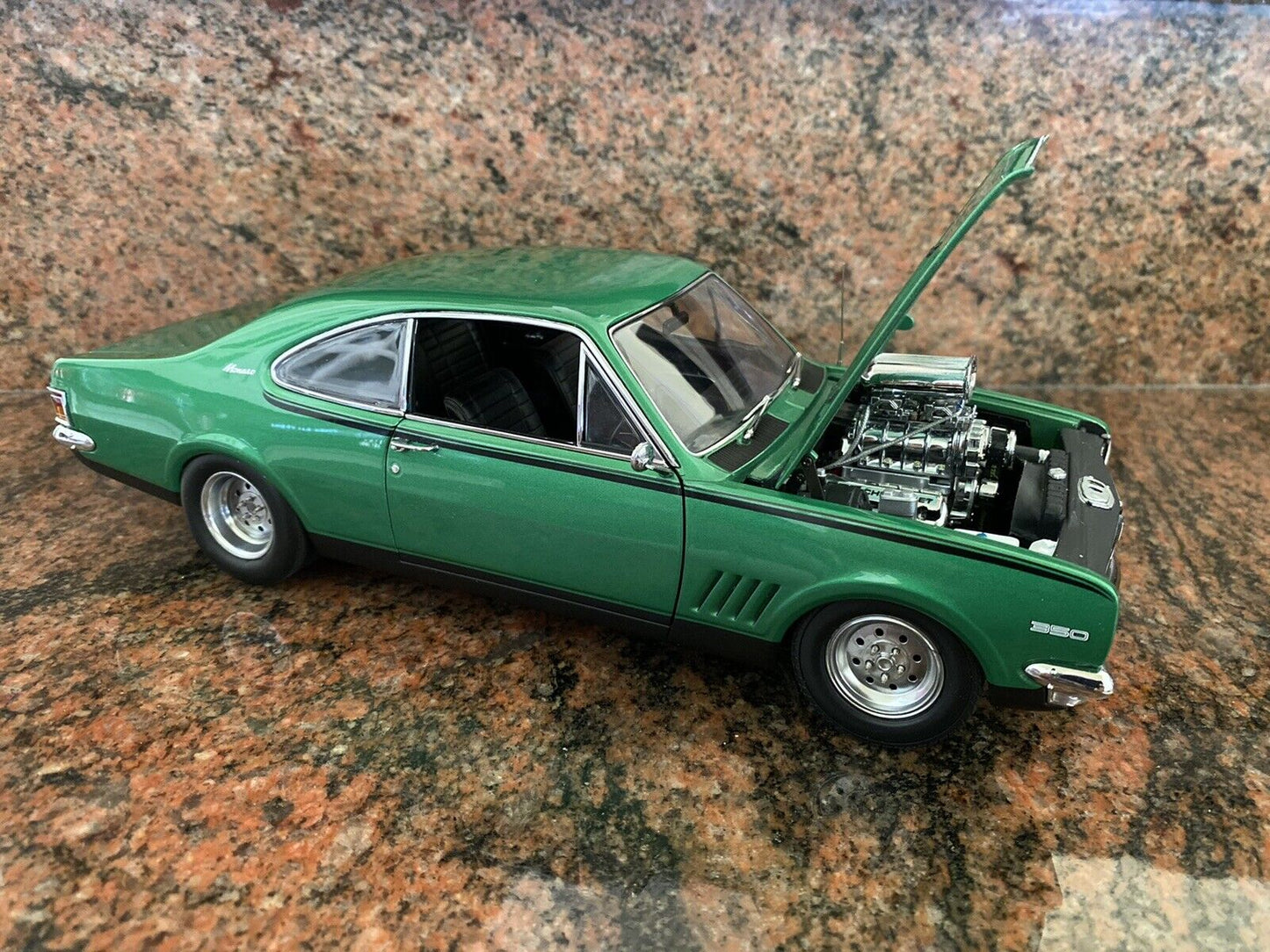 1/18 Modified Blown 2 Door Holden HG GTS Monaro In Lakeside Green