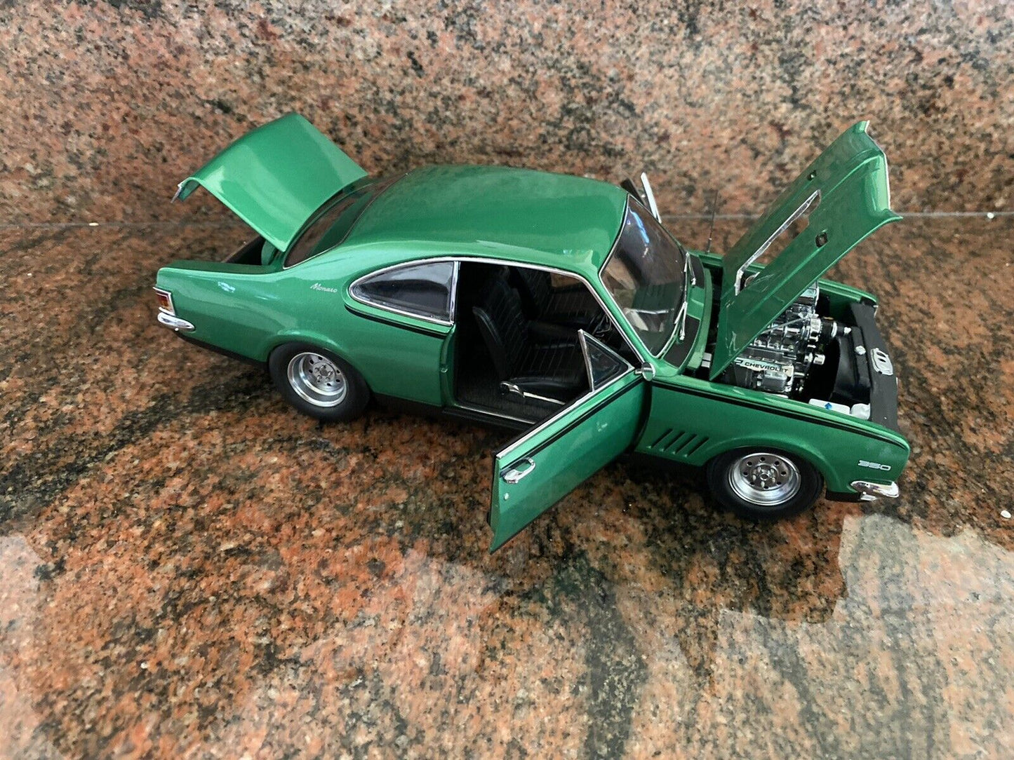 1/18 Modified Blown 2 Door Holden HG GTS Monaro In Lakeside Green