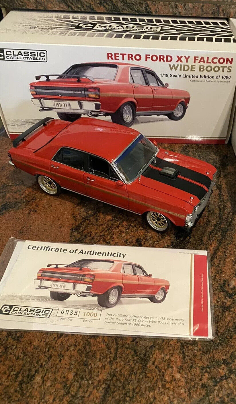 1:18 C/C Modified XY GTHO Wide Boots Falcon In Red