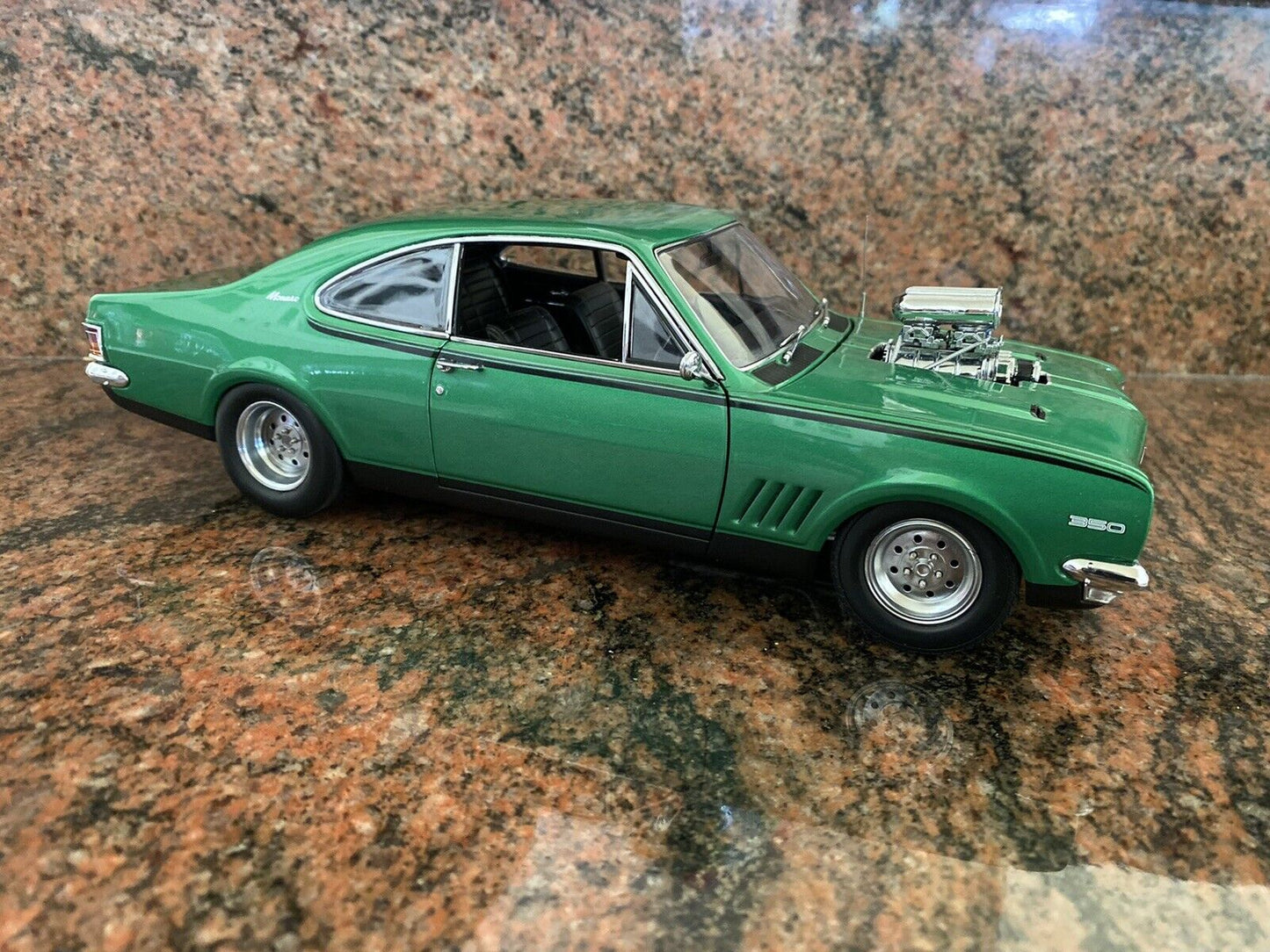 1/18 Modified Blown 2 Door Holden HG GTS Monaro In Lakeside Green